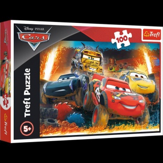 16358 100 - Ekstremalny wyścig / Disney Cars 3, Puzzle, Zabawki