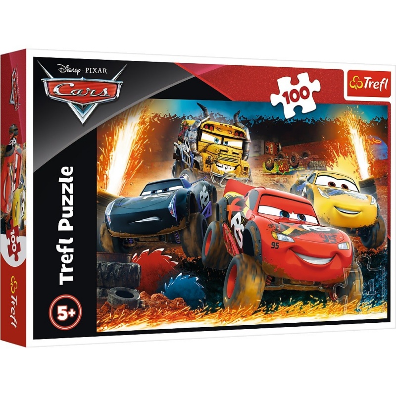 16358 100 - Ekstremalny wyścig / Disney Cars 3, Puzzle, Zabawki
