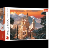 33025 3000 - Zimowy Zamek Neuschwanstein, Niemcy / KIRCH, Puzzle, Zabawki