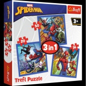34841 3w1 - Pajęcza siła / Disney Marvel Spiderman, Puzzle, Zabawki