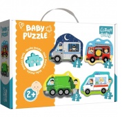 36071 Baby Classic - Pojazdy i zawody / Trefl Baby, Dla malucha, Puzzle