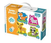 36077 Baby Classic - Zwierzątka leśne / Trefl Baby, Dla malucha, Puzzle