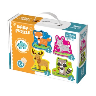 36077 Baby Classic - Zwierzątka leśne / Trefl Baby, Dla malucha, Puzzle