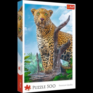 37332 500 - Dziki lampart / 500px_L, Puzzle, Zabawki