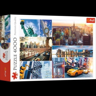 45006 4000 - Nowy Jork - kolaż / 500px_L, Puzzle, Zabawki