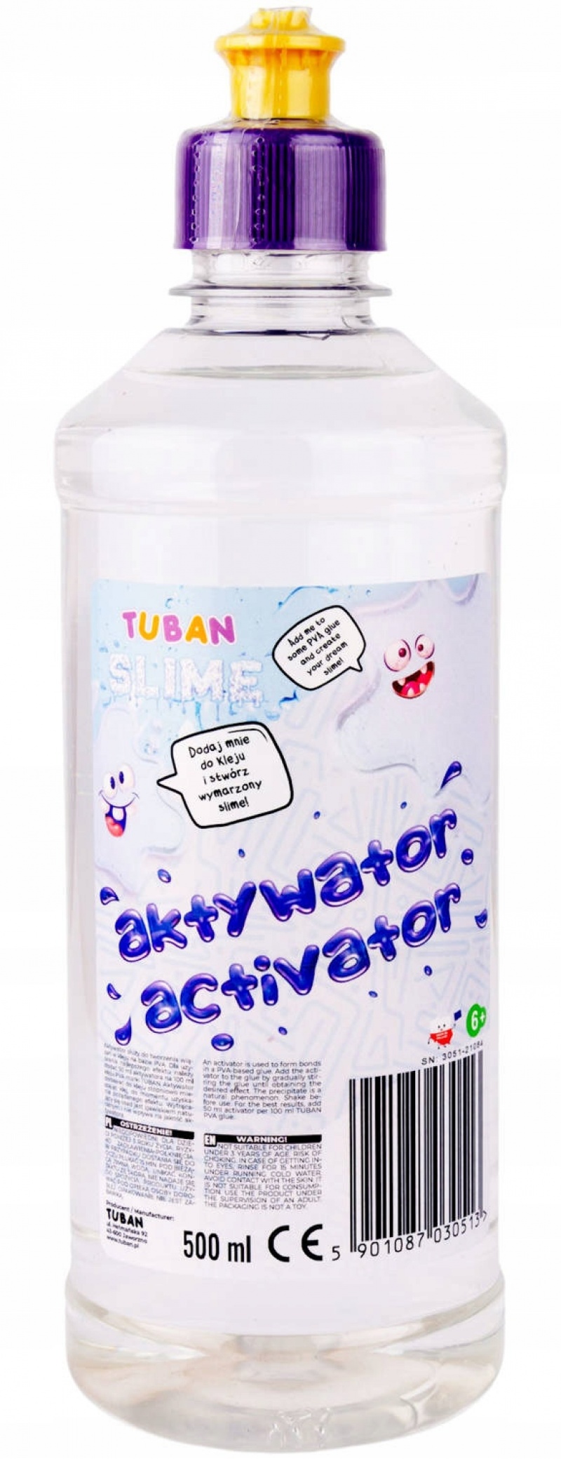 AKTYWATOR DO SLIME'A 500 ml, Gluty, gniotki, Zabawki