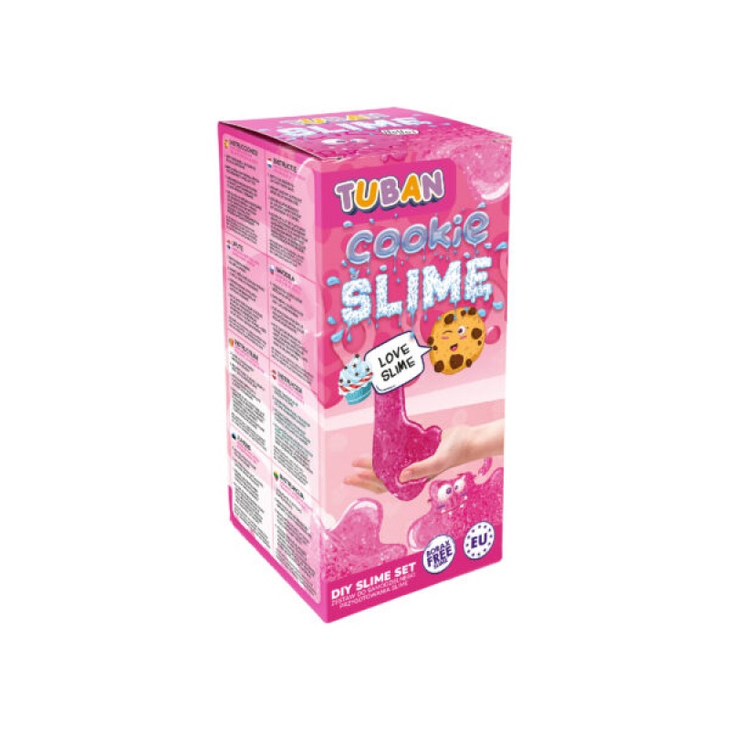ZESTAW &ndash; DIY TUBAN SLIME &ndash; CIASTKO, Gluty, gniotki, Zabawki