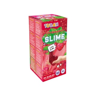 ZESTAW &ndash; DIY TUBAN SLIME &ndash; TRUSKAWKA, Gluty, gniotki, Zabawki