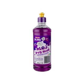 Fioletowy klej PVA 500 ml, Kleje, Galanteria biurowa