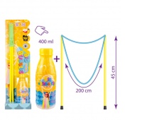 ZESTAW &ndash; SZNUREK DO WIELKICH BANIEK MYDLANYCH + PŁYN 400 ml