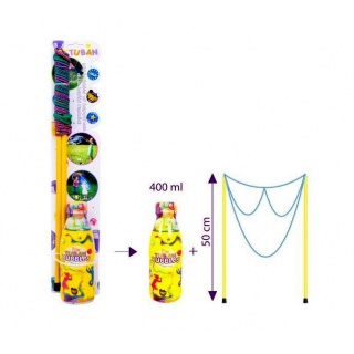 SZNUREK DO BANIEK „OKULARY” + 400 ML – ZESTAW, Zabawki