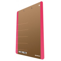 Clipboard DONAU Life, karton, A4, z klipsem, różowy, Clipboardy, Archiwizacja dokumentów