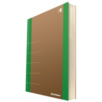 Notebook DONAU Life, organizer, 165x230mm, 80 sheets, green