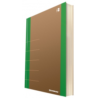 Notatnik DONAU Life, organizer, 165x230mm, 100 kart., zielony, Notatniki, Zeszyty i bloki