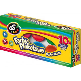 FARBY PLAKATOWE AS 10KOL.20ML, Podkategoria, Kategoria
