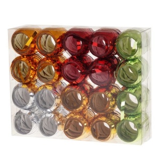 KOKON METAL (20), Rozety, kokony, Art. dekoracyjne i prezentowe