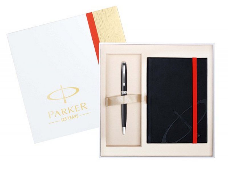 ZEST. SONNET CZARNY MAT CT DŁUGOPIS +NOTES XMAS13, Zestawy, Art. do pisania i korygowania