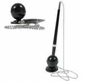 DŁUGOPIS SAMOPRZYL.Z METALOWYM ŁAŃCUSZKIEM, Długopisy, Art. do pisania i korygowania