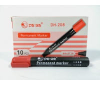 MARKER PERMANENTNY DH-208 CZERWONY