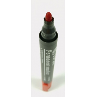 MARKER PERMANENTNY DH-208 CZERWONY, Markery permanentne, Art. do pisania i korygowania