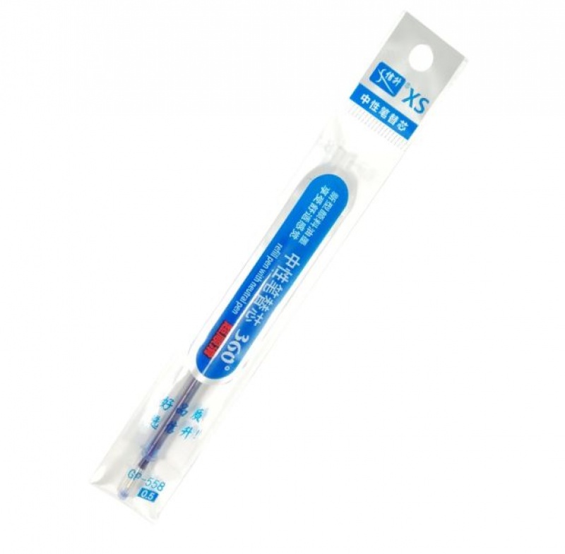 WKŁAD ŻELOWY OLIKAI NIEBIESKI GP-558, Wkłady, naboje, atramenty, Art. do pisania i korygowania