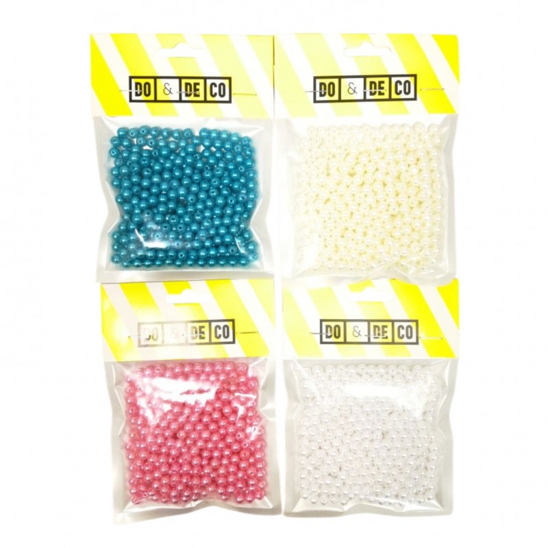 KORALE 6mm 300szt LZ10-03, Koraliki, Art. kreatywne