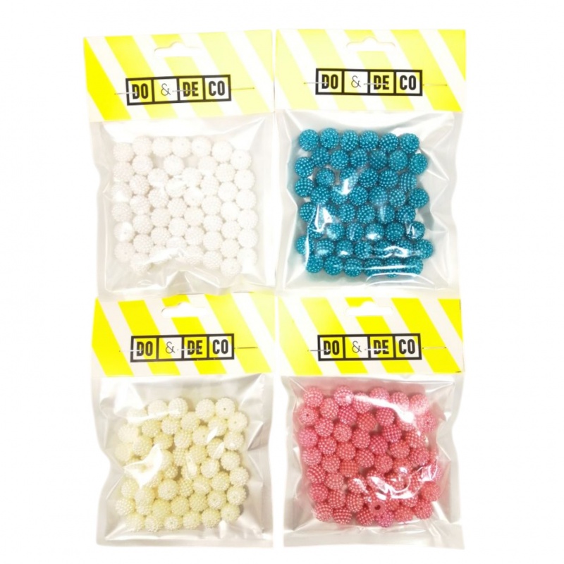 KORALE 11mm 50szt LZ10-06, Koraliki, Art. kreatywne