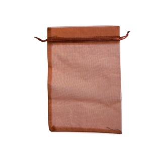 WOREK ORGANZA 17x25 /25szt/MIEDZIANY LZ31-03, Woreczki prezentowe, Art. dekoracyjne i prezentowe