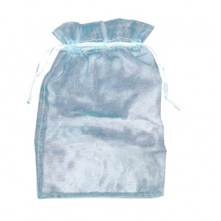 WOREK ORGANZA 17x25 /25szt/ NIEBIESKI LZ31-03, Woreczki prezentowe, Art. dekoracyjne i prezentowe