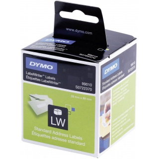 ETYKIETY STANDARD. ADRESOWA 89X28mm BIAŁA S0722370, Etykiety samoprzylepne, Papier i etykiety