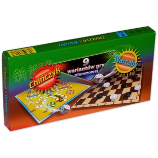 GRA CHIŃCZYK + WARCABY, Planszowe, Gry