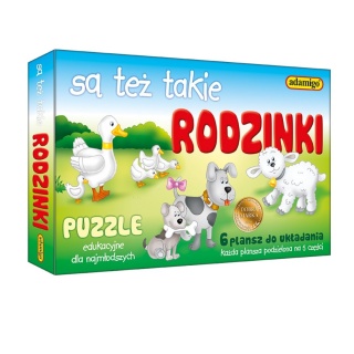 PUZZLE EDUKACYJNE SĄ TEŻ TAKIE RODZINKI, Edukacyjne, Gry
