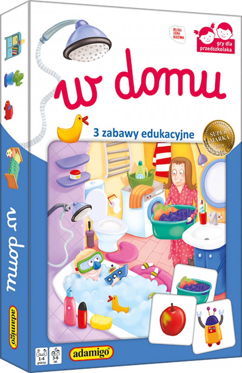W DOMU ZESTAW EDUKACYJNY 5253, Edukacyjne, Gry