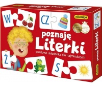 POZNAJĘ LITERKI - GRA PUZZLOWA, Edukacyjne, Gry