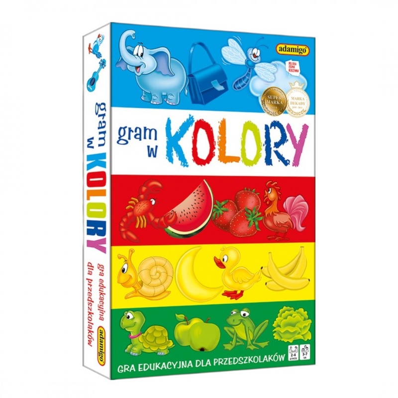 GRAM W KOLORY - LOTERYJKA EDUKACYJNA, Edukacyjne, Gry