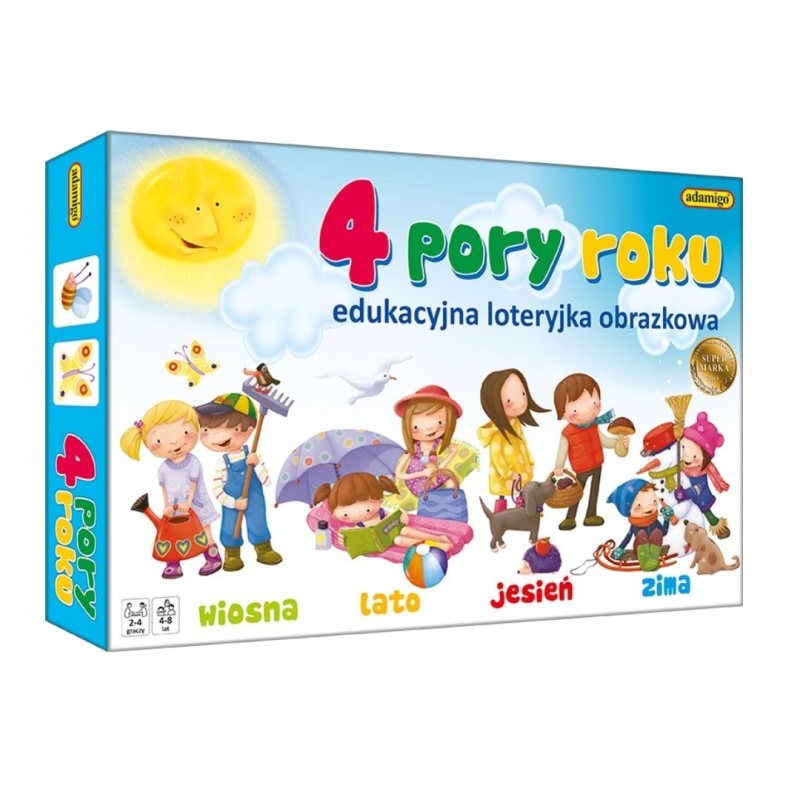 CZTERY PORY ROKU - ZESTAW EDUKACYJNY, Edukacyjne, Gry