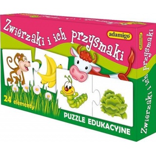 ZWIERZAKI I PRZYSMAKI - UKŁADANKA EDUKACYJNA, Podkategoria, Kategoria