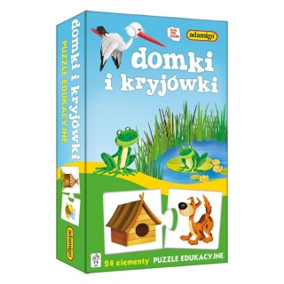 ZWIERZAKI I PRZYSMAKI - UKŁADANKA EDUKACYJNA, Edukacyjne, Gry