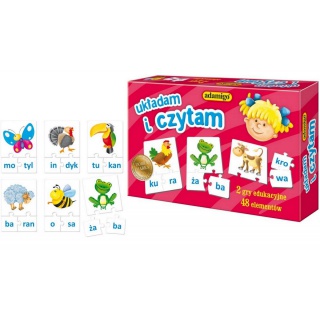 UKŁADAM I CZYTAM -UKŁADANKA EDUKACYJNA 6618, Podkategoria, Kategoria