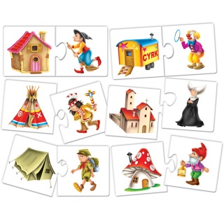 PUZZLE CZYJE TO MIESZKANKO?, Edukacyjne, Zabawki