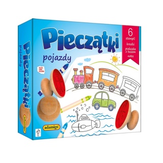 PIECZĄTKI - POJAZDY, Kreatywne, Zabawki