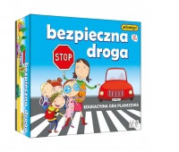 BEZPIECZNA DROGA - EDUKACYJNA GRA PLANSZOWA, Edukacyjne, Gry