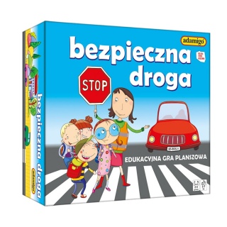 BEZPIECZNA DROGA - EDUKACYJNA GRA PLANSZOWA, Edukacyjne, Gry