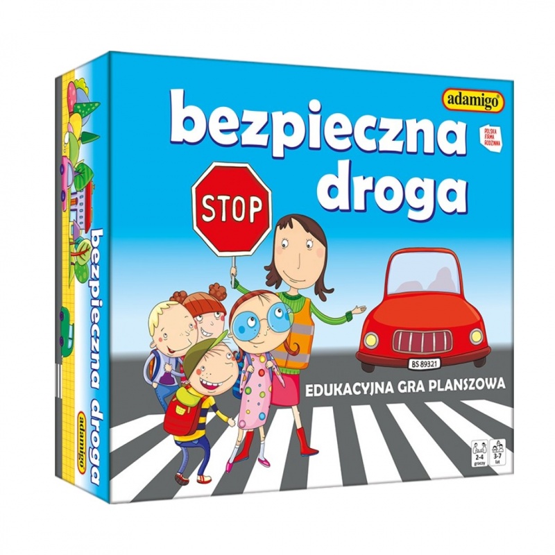 BEZPIECZNA DROGA - EDUKACYJNA GRA PLANSZOWA, Edukacyjne, Gry