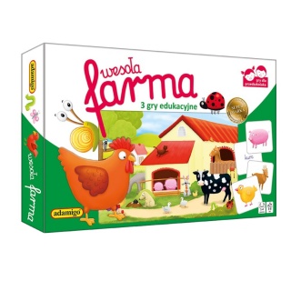 WESOŁA FARMA -LOTERYJKA EDUKACYJNA 7059, Edukacyjne, Gry