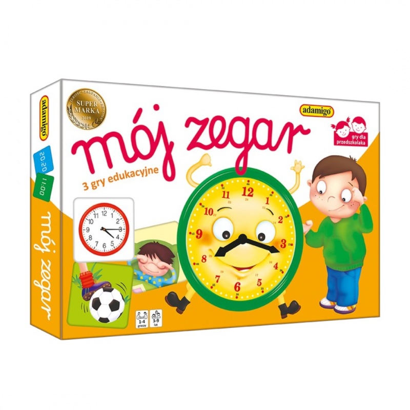 M&Oacute;J ZEGAR - LOTERYJKA EDUKACYJNA 7165, Edukacyjne, Gry