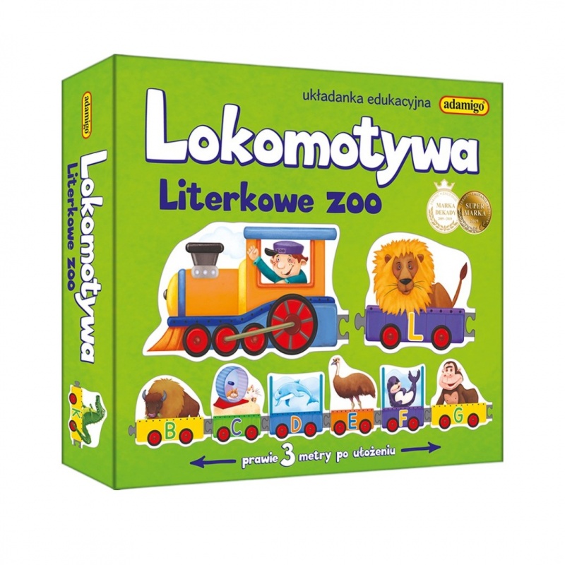 LOKOMOTYWA LITERKOWE ZOO 7219, Edukacyjne, Gry