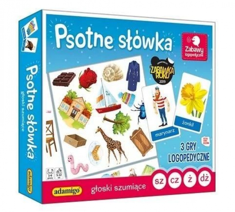 PSOTNE SŁ&Oacute;WKA -GŁOSKI SZUMIĄCE, Edukacyjne, Gry