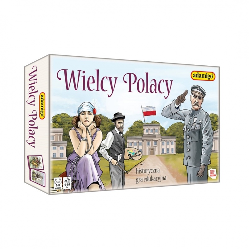 WIELCY POLACY GRA EDUKACYJNA 7325, Edukacyjne, Gry