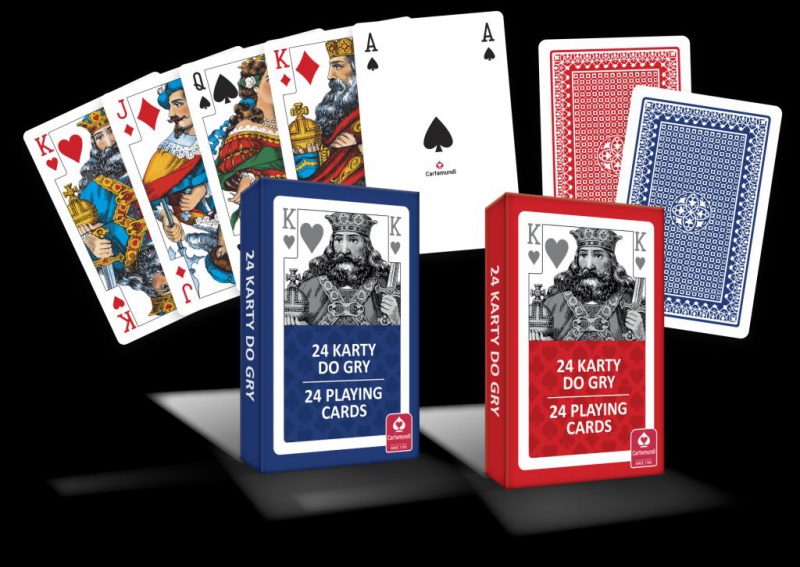 DONDORF - karty do gry 55 kart w displayu, Karty, Zabawki